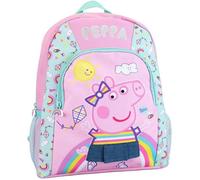Peppa Pig Sac à dos Sac arc-en-ciel | Sac à dos d'école pour fille | Sacs à dos pour enfants | Taille rose