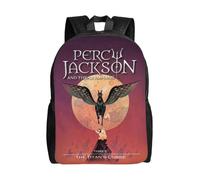 Sac à dos Percy Jackson, mignon, anime, grande capacité, multifonction, léger, pour le sport, les voyages, pour ordinateur portable - SYS608 Noir