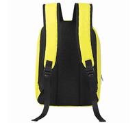Sac à Dos Personnalisable avec écran Couleur LED, avec Port USB, Matériau en Cuir PU à Eau pour Voyager, Collège (YELLOW)