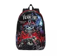 Sac à dos personnalise avec papier peint Venom pour ordinateur portable, pour femmes et hommes, sac à dos décontracté pour ecoliers, etudiants et collégiens Noir
