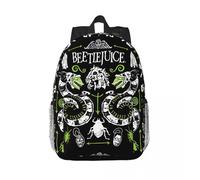 Sac à dos personnalise B-Beetlejuice pour adolescent, cartable, sac d'ecole, sac à dos de voyage, sac à bandoulière Noir