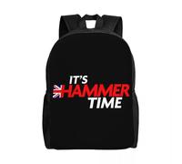 Sac à dos personnalisé C’est l’heure du marteau pour garçons Filles Sport automobile Voyage scolaire Femmes hommes Cadeau de livre 15 pouces pour le festival d’ordinateurs portables 15 pouces