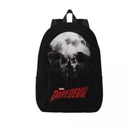 Sac à dos personnalise en toile avec affiche Daredevil imprimee en 3D pour filles, garcons, sacs de voyage, d'ecole, pour hommes et femmes, sac à dos pour ordinateur portable de 15 Noir