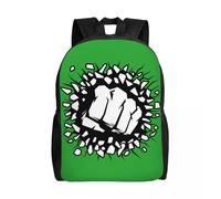Sac à dos personnalisé imprimé en 3D, motif super-héros Hulk, pour filles, garçons, école, voyage, cartable, compatible avec ordinateur portable de 15 pouces Noir