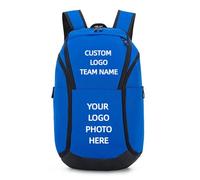 Sac À Dos Personnalisé pour Équipe De Football Sac De Basket-Ball Personnalisé Logo Imprimé Grande Capacité Paquet D'entraînement Sac De Sport DIY Color5,55×32×20cm