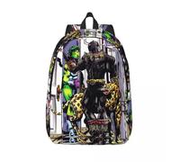 Sac à dos personnalise pour ordinateur portable, motif super-héros de la bande dessinée Black Panther, pour femmes et hommes, cartable basique pour ecoliers et etudiants Noir