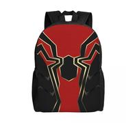 Sac à dos personnalise pour ordinateur portable, motif super-héros, pour hommes et femmes, cartable basique pour etudiants, sacs Spider-Man Noir