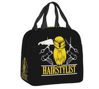 Sac à dos personnalisé Salon de coiffure Salon de coiffure Déjeuner isolé thermiquement Femmes Coiffeur Déjeuner Conteneur pour l’école Multifonction Boîte de nourriture Halloween et Noël cadeaux
