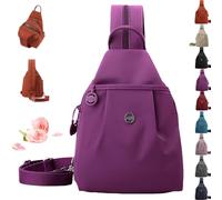 Sac à Dos Pickelect, Sac de Transport imperméable Pickelect, Sac à bandoulière Convertible Grande capacité for Les Voyages(Purple)