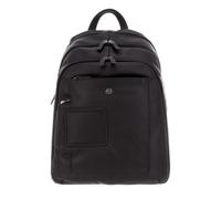 Piquadro Vibe Sac à dos brun foncé, cuir, homme, 21L
