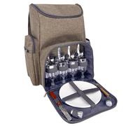 Sac à dos pique-nique escapade marron 4