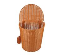 Sac À Dos Pique-Nique - Sac De Rangement Tissé À La Main - Panier à Fruits de Récolte avec Couvercle et Bretelles | Pour Week-End Cueillette Verger Extérieur Ferme Plage Courses Récolte Fruits Pique-N