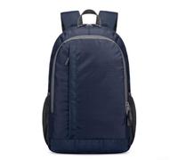 Sac à dos pliable, 24 L, léger, pliable, sac de randonnée en nylon résistant à l'eau avec sangles respirantes, sac à dos de voyage compact pour homme et femme, camping, aventures en plein air (bleu