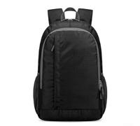 Sac à dos pliable résistant aux intempéries parfaitement adapté pour votre prochaine aventure ou voyage (noir)
