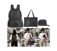 Sac à dos pliable - Xcase - 20 L - Ultraléger - Imperméable - Noir