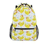 Sac À Dos Point De Vague du Canard Cartable Scolaire Unisexe Cartables Durable Rucksack pour Travail Camping Randonnée