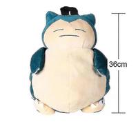 Sac A Dos Pokemon En Peluche, Jouet Kawaii Pikachu, Mimiqui, Evoli, Mew, Ectoplasma, Ronflex, Cartable Souple, Cadeau Pour La Fete Des Enfants, Haute Qualite, Ronflex 36 Cm