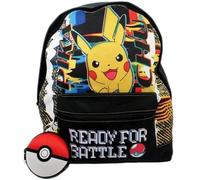Sac à dos - Pokémon - Pikachu - Design rétro - Compartiment zippé - Poche avant