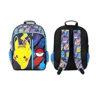 Sac à dos Pokémon Pikachu et Pokeball 40,6 cm pour enfant pour l'école et les voyages