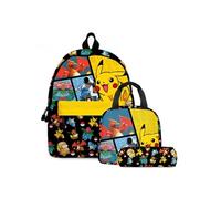 Sac à dos Pokemon Set de sacs à dos pour étudiants trois pièces modélisé de 4