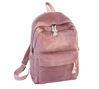 Sac à dos polaire polyvalent lycéen universitaire compartiments spacieux pour ordinateur et fournitures confortable pour trajets quotidiens bureau et tissu résistant à l'eau design sobre (One Size)