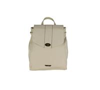 Sac à dos Polo Club en cuir synthétique, design tressé, fermeture avec rabat et marqueur, poignée et bretelles réglables, dimensions 29 x 15 x 26 cm, ligne Prive Art. 003, crème, 29X15X26