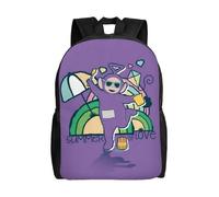 Sac à dos polyvalent des Teletubbies, lavable, style décontracté, pour écoliers, tendance, en tissu Oxford, unisexe, XTYD10397 Noir