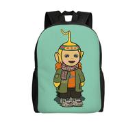 Sac à dos polyvalent des Teletubbies, lavable, style décontracté, pour écoliers, tendance, en tissu Oxford, unisexe, HXN3138 Noir