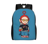 Sac à dos polyvalent des Teletubbies, lavable, style décontracté, pour écoliers, tendance, en tissu Oxford, unisexe, HXN3139 Noir