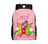 Sac à dos polyvalent des Teletubbies, lavable, style décontracté, pour écoliers, tendance, en tissu Oxford, unisexe, HXN3132 Noir