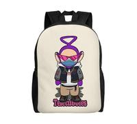 Sac à dos polyvalent des Teletubbies, lavable, style décontracté, pour écoliers, tendance, en tissu Oxford, unisexe, XTYD10403 Noir