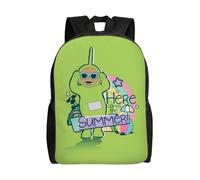 Sac à dos polyvalent des Teletubbies, lavable, style décontracté, pour écoliers, tendance, en tissu Oxford, unisexe, HXN3137 Noir