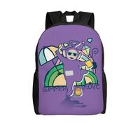 Sac à dos polyvalent des Teletubbies, lavable, style décontracté, pour écoliers, tendance, en tissu Oxford, unisexe, HXN3130 Noir