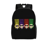 Sac à dos polyvalent des Teletubbies, lavable, style décontracté, pour écoliers, tendance, en tissu Oxford, unisexe, HXN3134 Noir