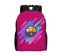 Sac à dos polyvalent Futbol Club Barcelona, lavable, style décontracté, pour écoliers, étudiants, tendance, en tissu Oxford, unisexe, HXN2480 Noir