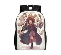 Sac à dos polyvalent Harry Potter, lavable, style décontracté, pour écolier, tendance, en tissu Oxford, unisexe, HXN2818 Noir