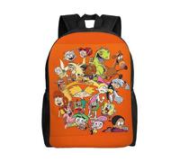 Sac à dos polyvalent lavable et décontracté « The Fairly Oddparents », sac à dos tendance en tissu Oxford pour ordinateur, unisexe, XTYD10975 Noir