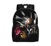 Sac à dos polyvalent One Punch Superman, lavable, style décontracté, pour écolier, tendance, en tissu Oxford, unisexe, HXN2758 Noir