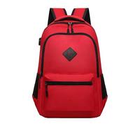 Sac À Dos Polyvalent Pour Éducation Et Déplacements Avec Organisation -Compartiments (Red, 30x18x45cm)