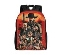 Sac à dos polyvalent Red Dead Redemption, lavable, style décontracté, pour écoliers, tendance, en tissu Oxford, unisexe, HXN4297 Noir