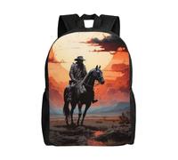 Sac à dos polyvalent Red Dead Redemption, lavable, style décontracté, pour écoliers, tendance, en tissu Oxford, unisexe, HXN4302 Noir