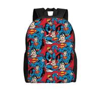 Sac à dos polyvalent Superman, lavable, style décontracté, pour écoliers, tendance, en tissu Oxford, unisexe, HXN4176 Noir