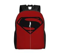 Sac à dos polyvalent Superman, lavable, style décontracté, pour écoliers, tendance, en tissu Oxford, unisexe, HXN4173 Noir