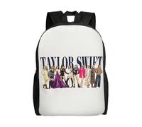 Sac à dos polyvalent TaylorSwift lavable style décontracté sac à dos d'étudiant en tissu Oxford tendance