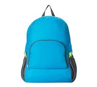 Sac à dos portable pliable d'extérieur pour voyage, alpinisme, tissu imperméable, sac de peau de sport, sacs à dos pour femmes moyens, bleu, Taille unique pour tous, Sac à dos polochon