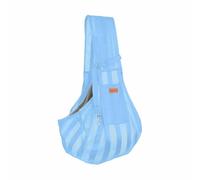 Sac à dos portable pour petits et grands chats, respirant, léger, approuvé, idéal pour les voyages, la randonnée, l'aventure, les mains libres, bretelles confortables, nylon durable. (Blue, One Size)