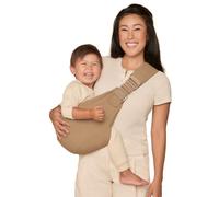 Sac à dos porte-bébé Ergobaby Upsie Sling, sac à dos ergonomique pour bébés et tout-petits à partir de 6 mois (7,7 à 20,4 kg), changement spontané entre marcher et être porté dans les bras, camel