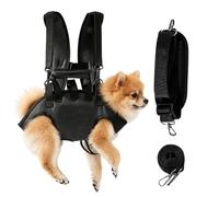 Sac à Dos Porte-Chien Sac À Dos Ajustable avec Une Longe De Traction 1,5 M