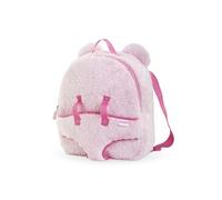 Sac à Dos Porte-Poupon Peluche Rose pour poupon 30 cm