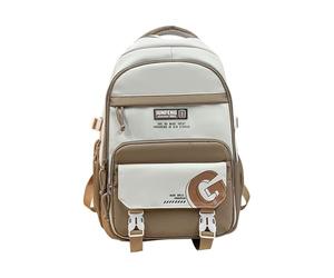 Sac à dos pour adolescentes pour l'école, blocage des couleurs, sac à dos pour enfants de sport pour adolescents, collège, sac à dos pour livres Acheter, kaki, Einheitsgröße, Sac à dos daypack